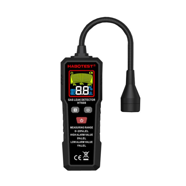 HTBOTEST HT608 Rilevatore di gas combustibile Rilevatore di gas naturale Allarme, HT608 HTBOTEST HT608 Rilevatore di gas combustibile Rilevatore di gas naturale Allarme, HT608